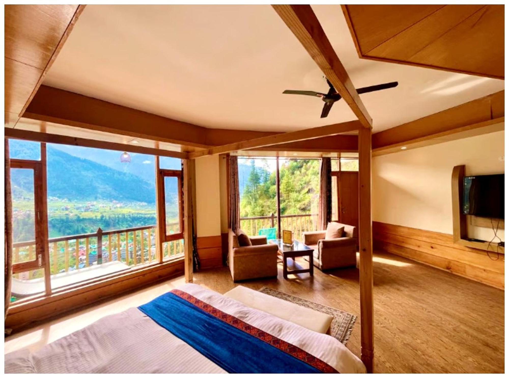 Manali Hotel T H E - B D - R E S O R T - Free Parking - Jungle Safari And Restaurant Facilities -Luxury & Spacious Room - Best Premium Hotel In Manali Екстериор снимка