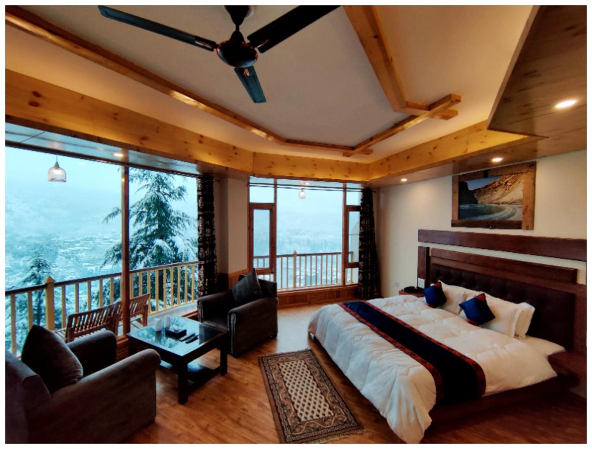 Manali Hotel T H E - B D - R E S O R T - Free Parking - Jungle Safari And Restaurant Facilities -Luxury & Spacious Room - Best Premium Hotel In Manali Екстериор снимка